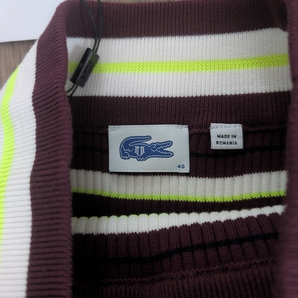 NWT Lacoste x EleVen by Venus | Striped Ribbed Lounge Shorts - Picture 7 of 15